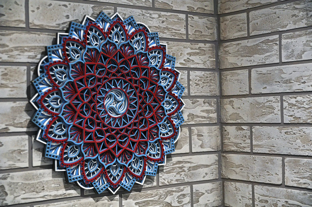 Modern Wooden Mandala Wall Art