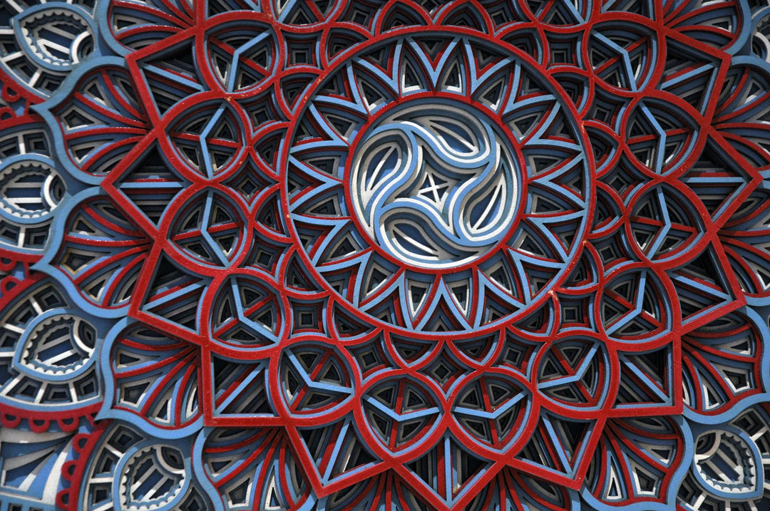 Modern Wooden Mandala Wall Art