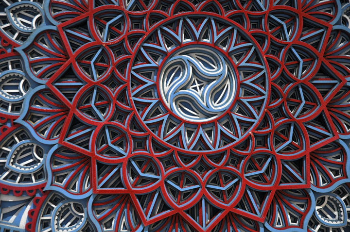 Modern Wooden Mandala Wall Art