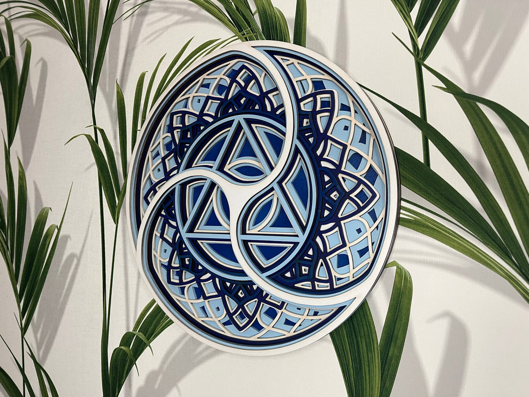 Celtic Triskelion Sacred Geometry Mandala