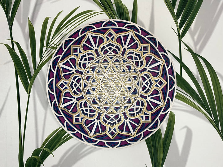 Flower of Life Sacred Geometry Mandala
