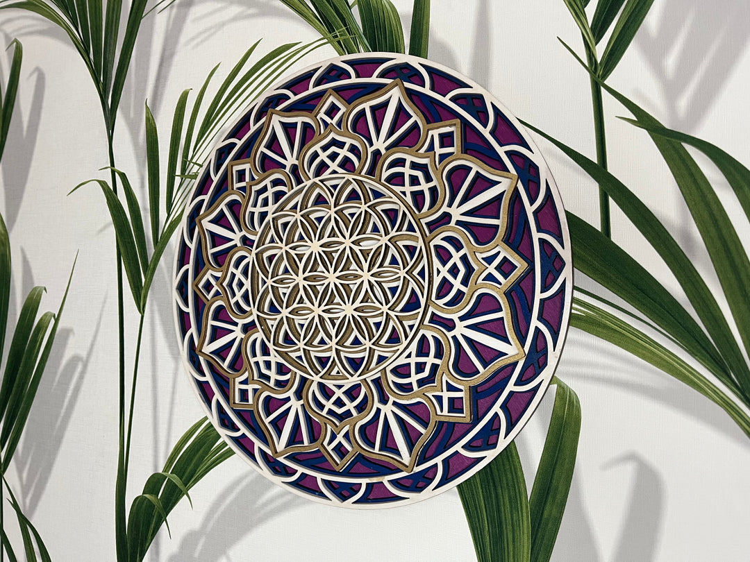 Flower of Life Sacred Geometry Mandala