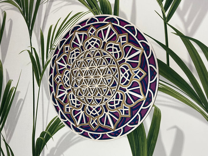 Flower of Life Sacred Geometry Mandala