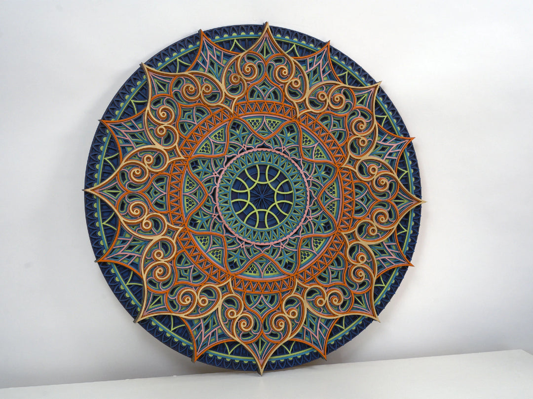 Boho Wooden Mandala Wall Decor