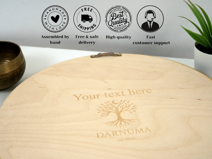 Spiritual wooden mandala wall art for mindful home interiors