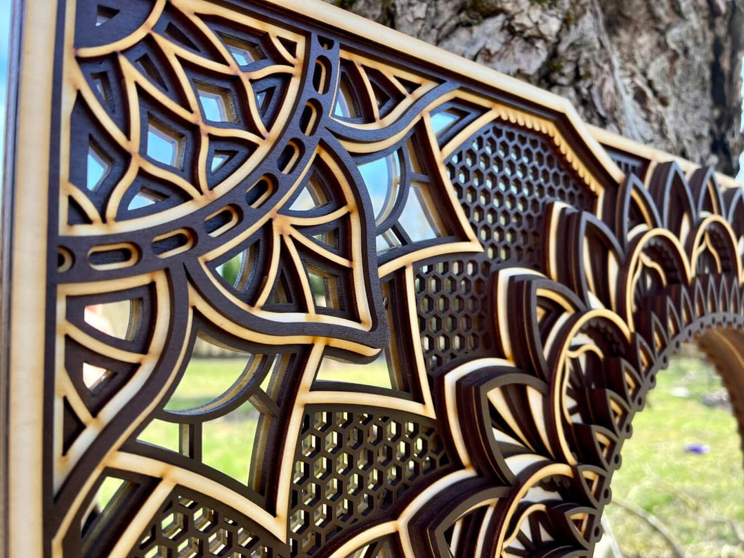 Mirror Mandala Elegant Wall Art