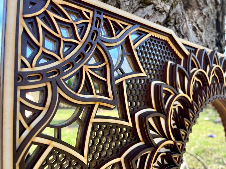 Mirror Mandala Elegant Wall Art