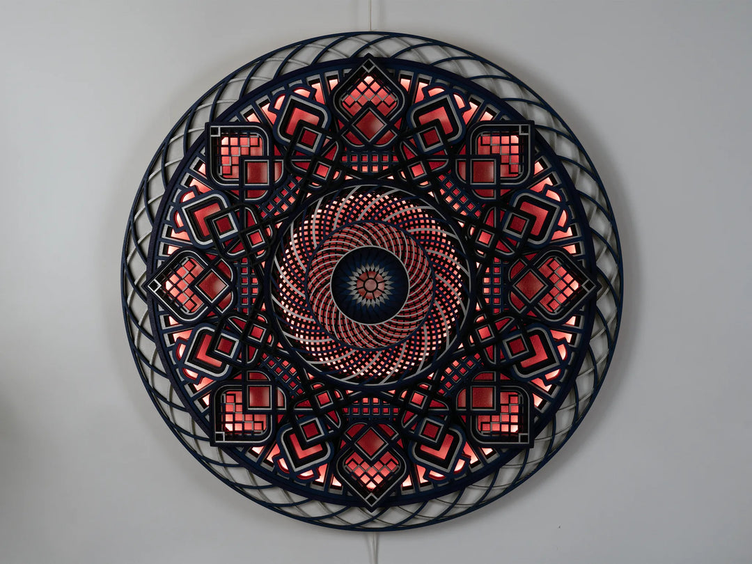 Sacred Geometry Mandala | Glowing LED Mood Light