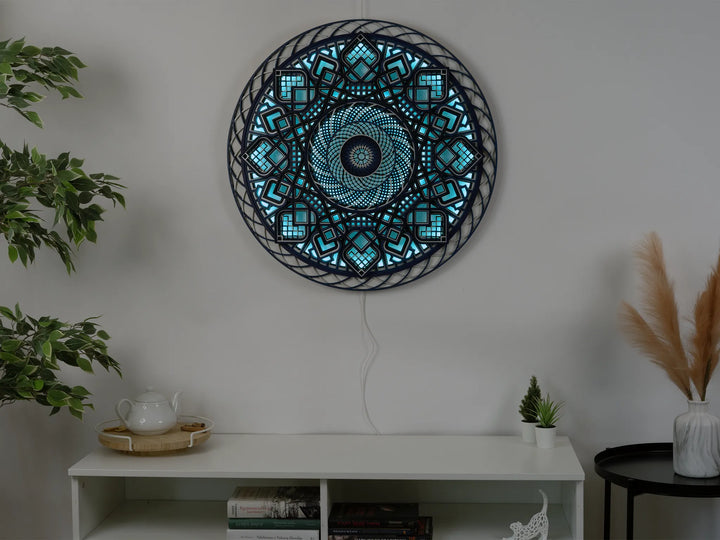 Sacred Geometry Mandala | Glowing LED Mood Light