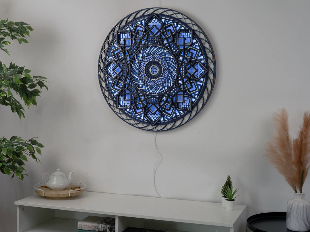 Sacred Geometry Mandala | Glowing LED Mood Light