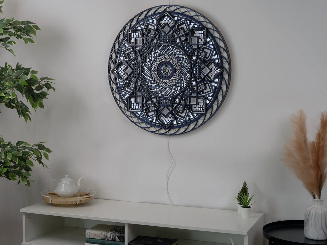 Sacred Geometry Mandala | Glowing LED Mood Light