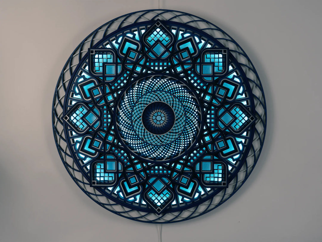 Sacred Geometry Mandala | Glowing LED Mood Light