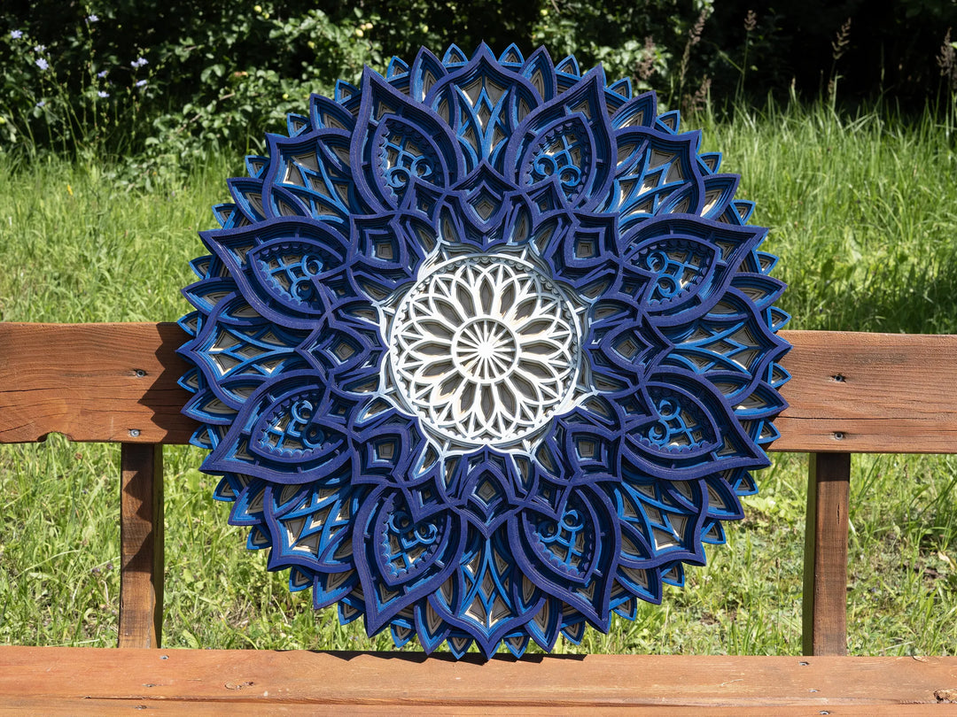 Classic Wooden Mandala Wall Art
