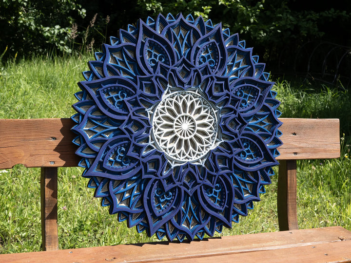 Classic Wooden Mandala Wall Art