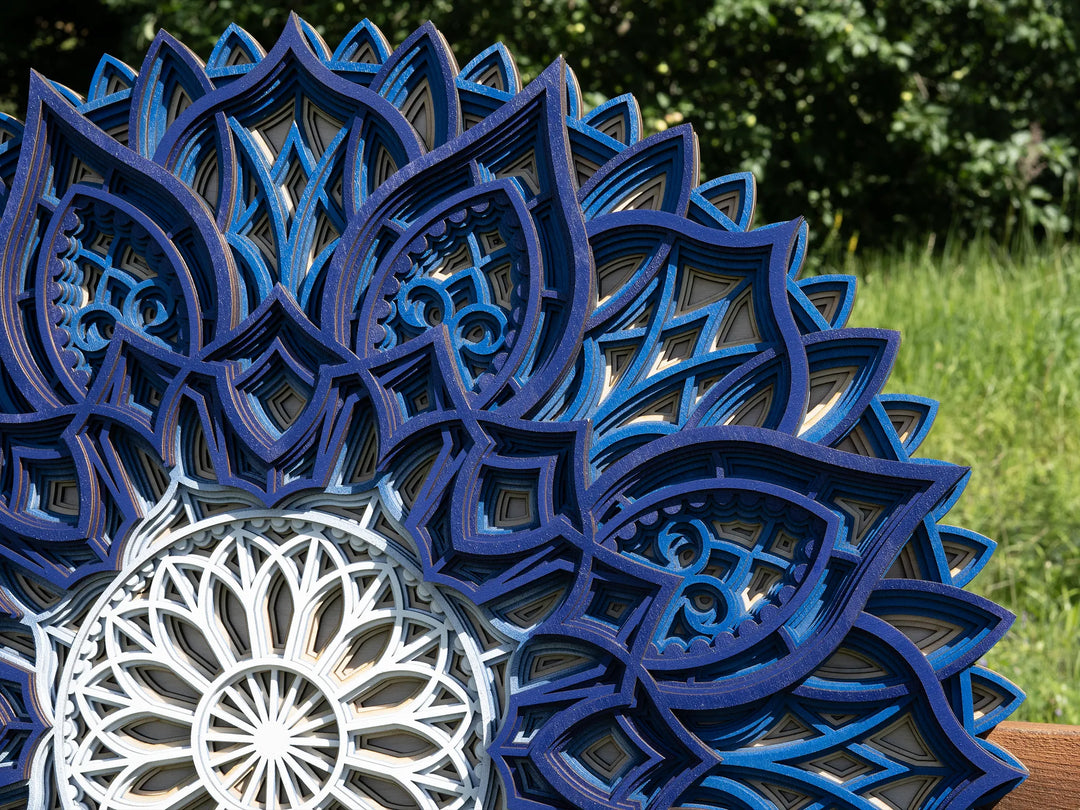 Classic Wooden Mandala Wall Art