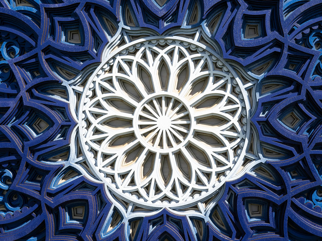 Classic Wooden Mandala Wall Art