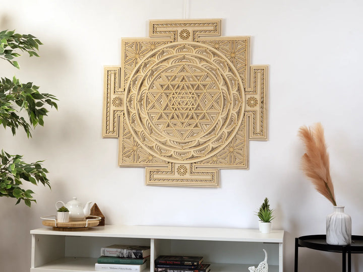 Sri Yantra Mandala Wall Art