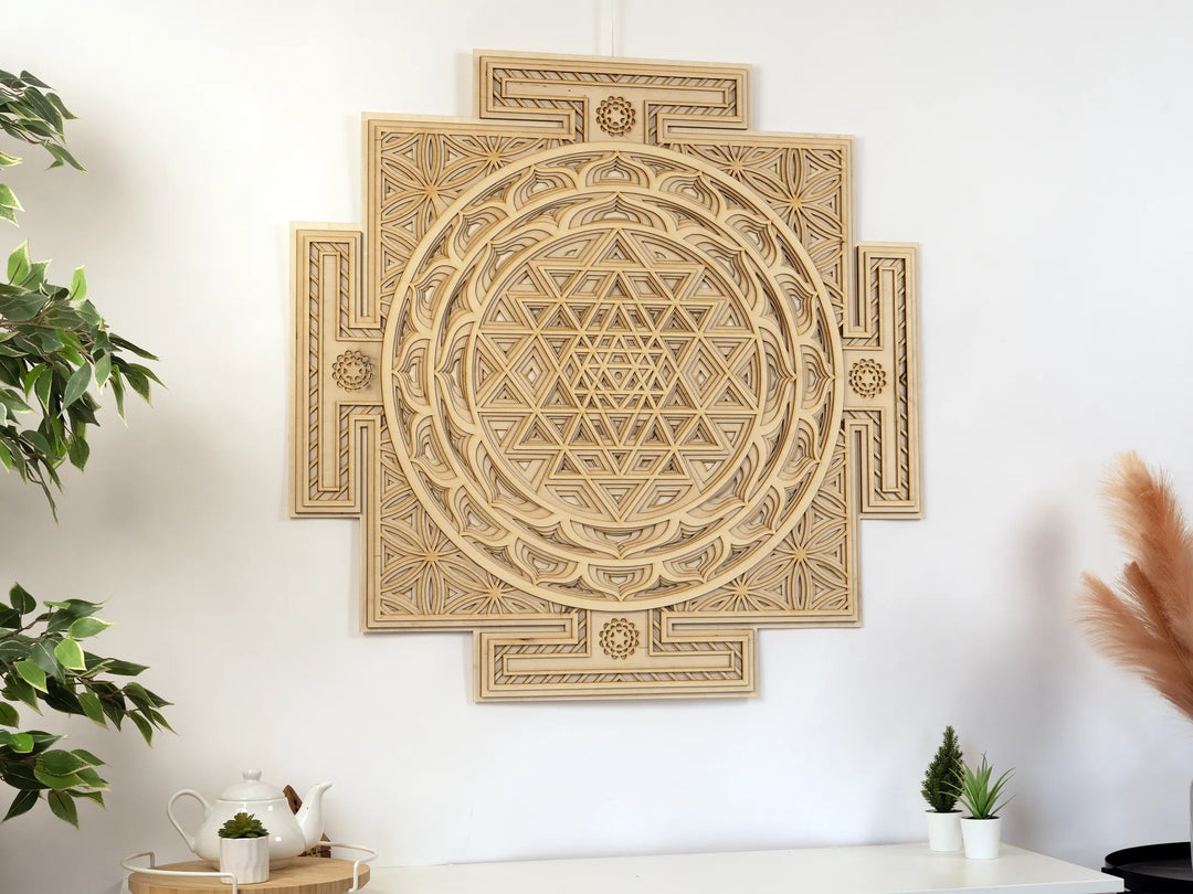 Sri Yantra Mandala Wall Art