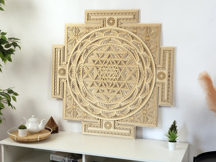 Sri Yantra Mandala Wall Art