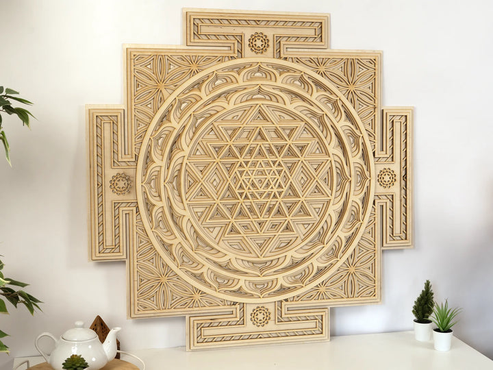 Sri Yantra Mandala Wall Art