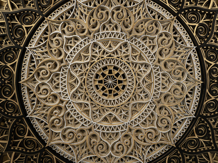 Handcrafted Wooden Mandala Wall Art