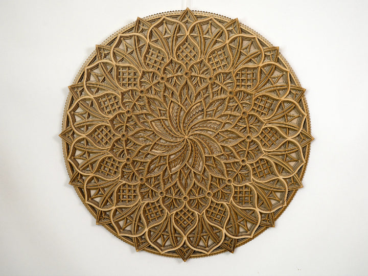 Boho Style Wooden Mandala Wall Art