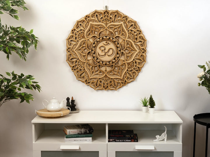 Crown Chakra Wooden Mandala