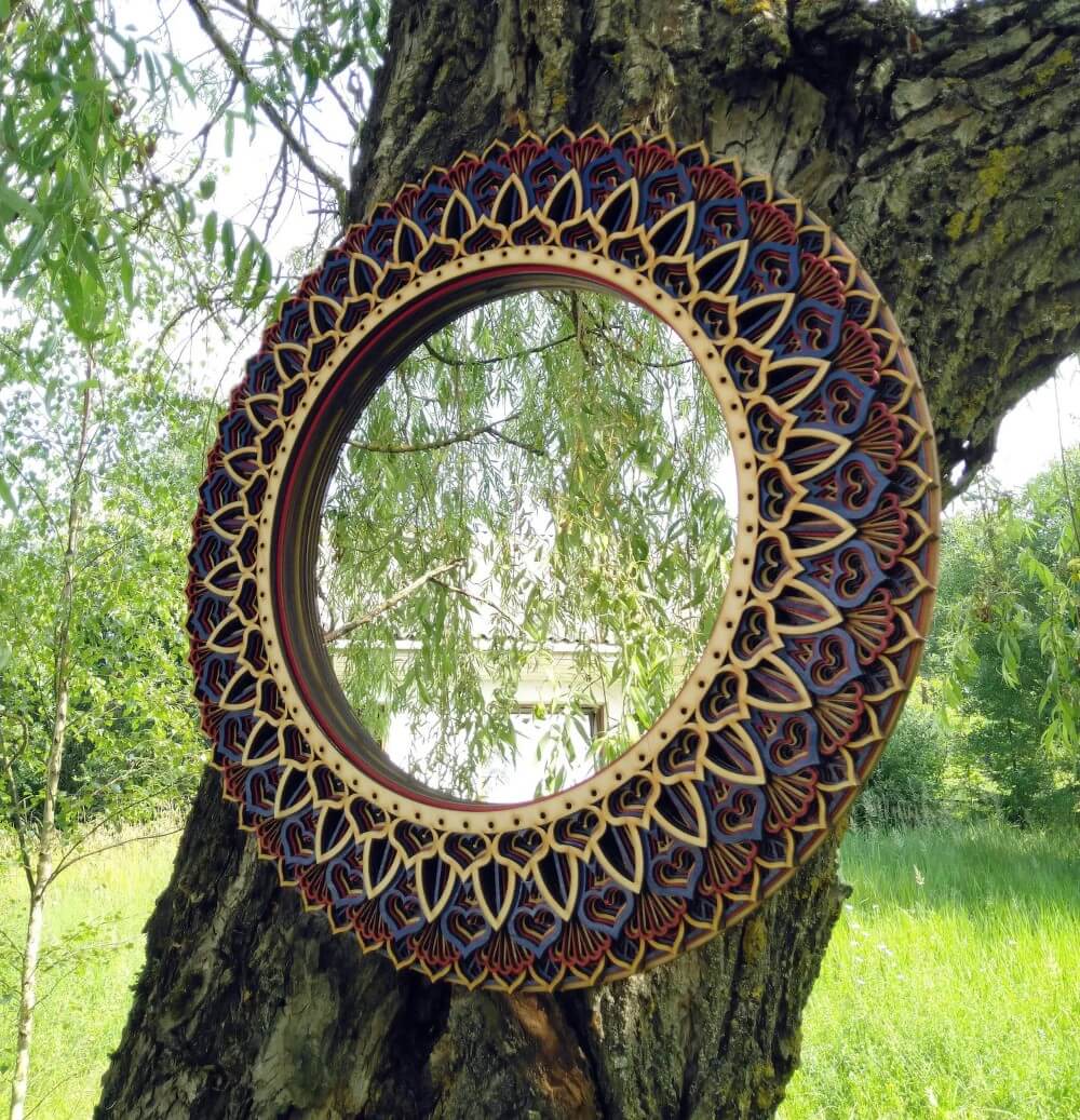 Round Mirror Mandala