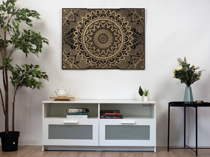 Bohemian Wooden Mandala Wall Art