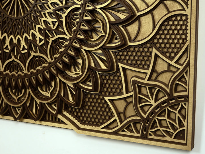 Bohemian Wooden Mandala Wall Art