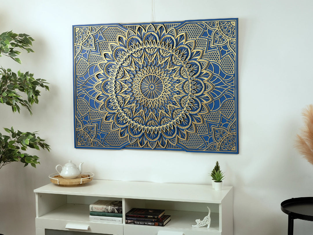 Bohemian Wooden Mandala Wall Art