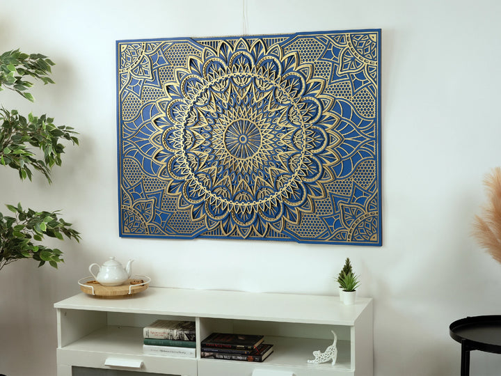 Bohemian Wooden Mandala Wall Art