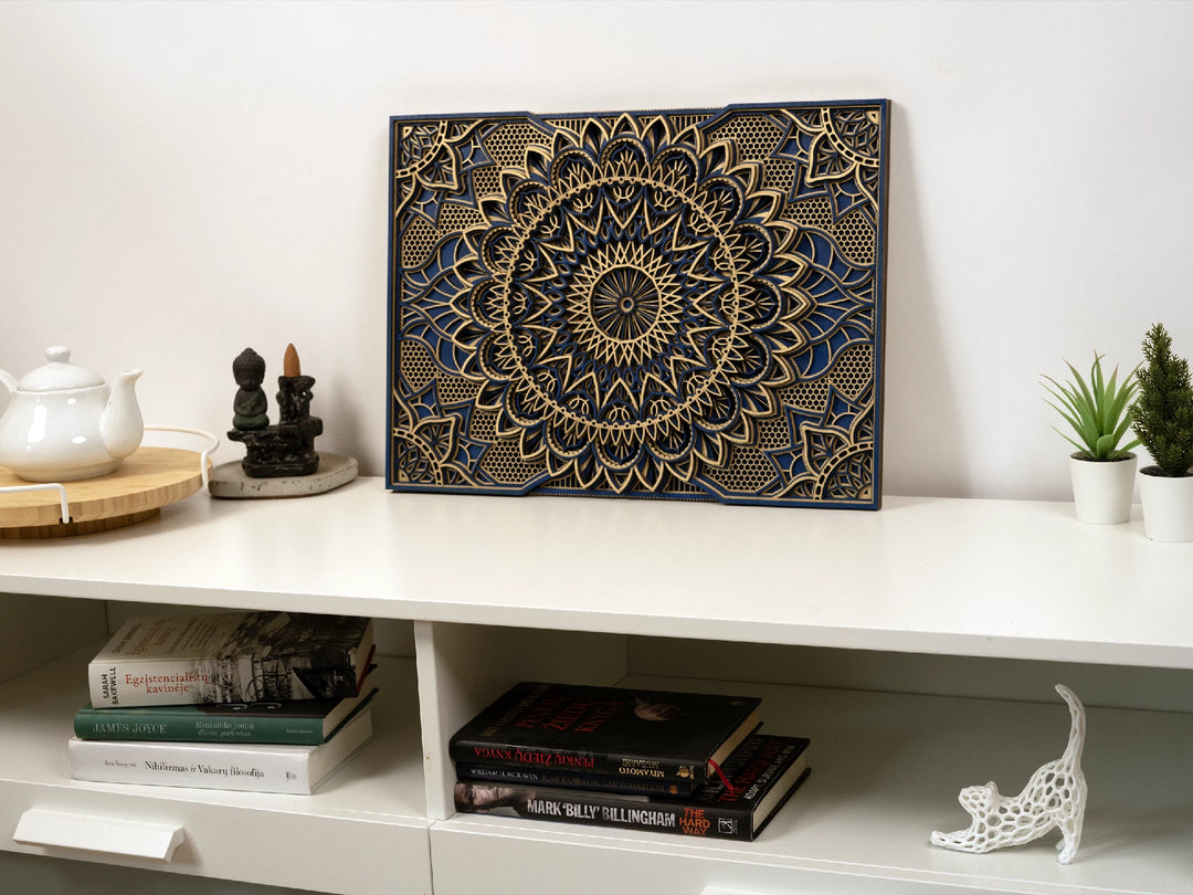 Bohemian Wooden Mandala Wall Art