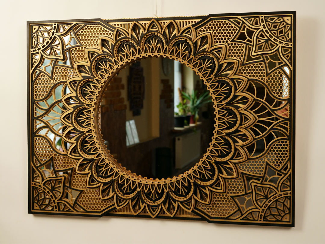 Mirror Mandala Elegant Wall Art