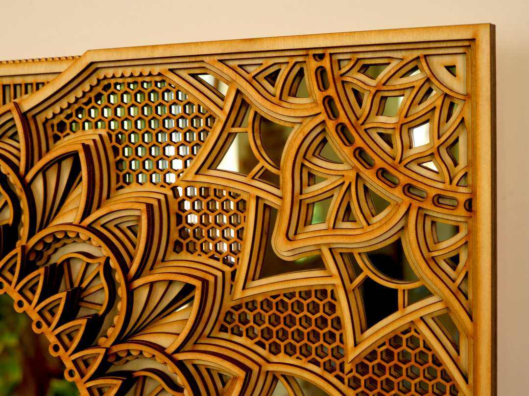 Mirror Mandala Elegant Wall Art