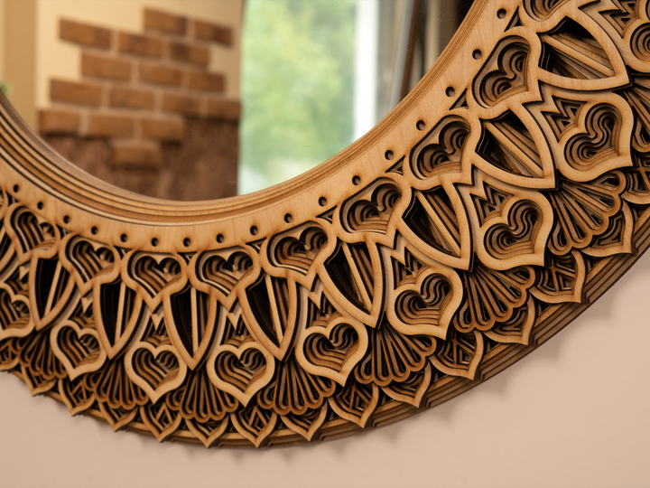 Round Mirror Mandala