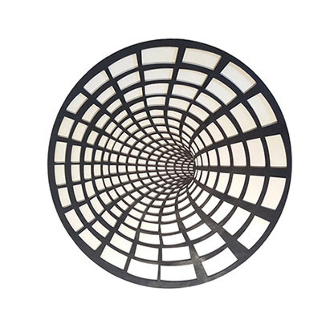 Wooden Illusion Portal Stencil