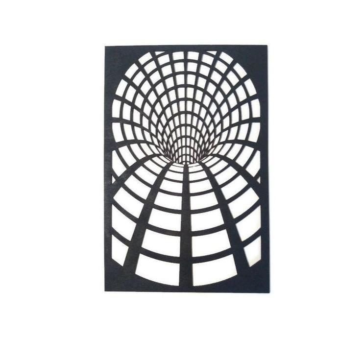 Wormhole Illusion Stencil