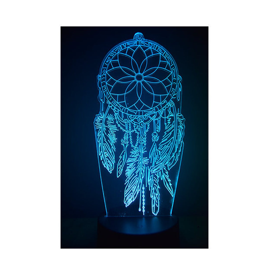 Dreamcatcher LED Night Lamp | RGB 3D Acrylic Night Light