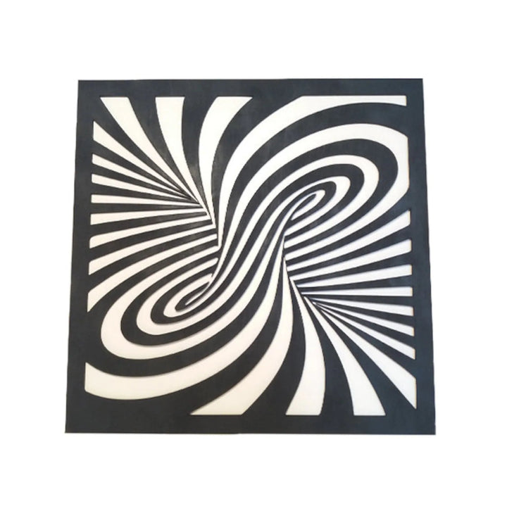 Portal Illusion Wooden Stencil