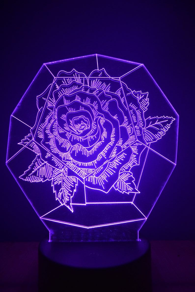 Rose LED lamp