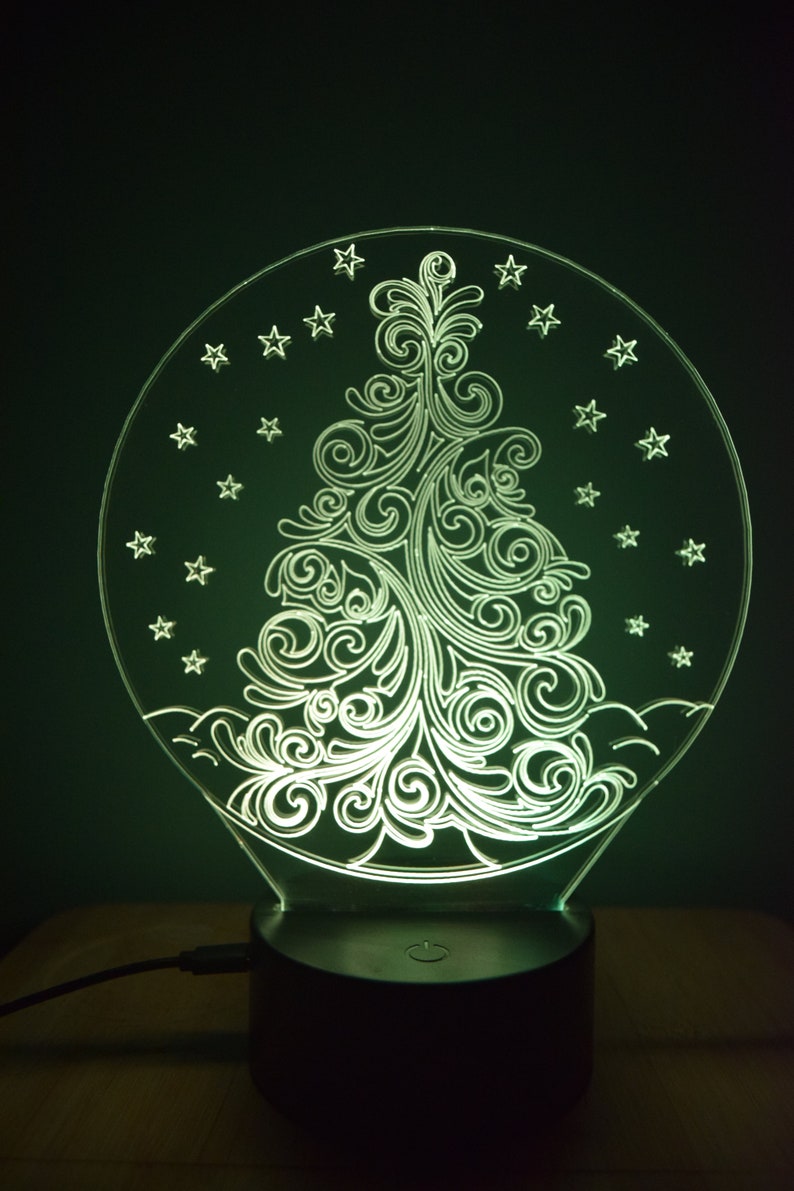LED Night Lamp Christmas Tree