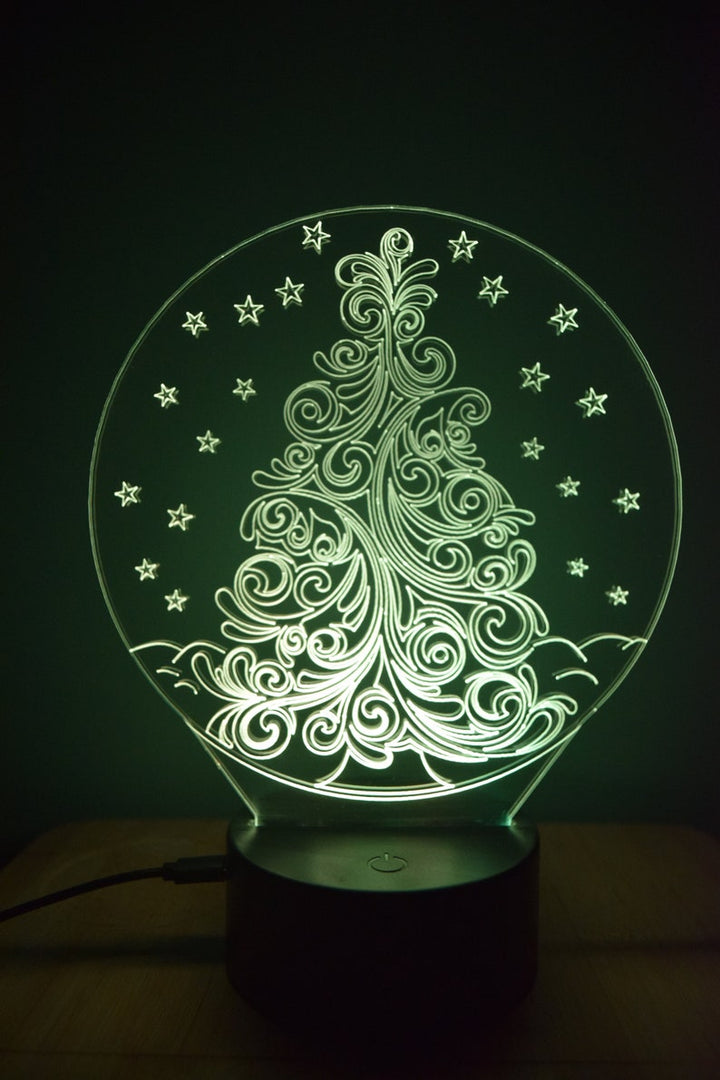 LED Night Lamp Christmas Tree