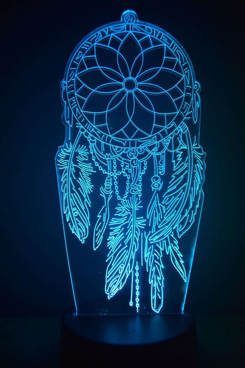 Dreamcatcher LED Night Lamp | RGB 3D Acrylic Night Light