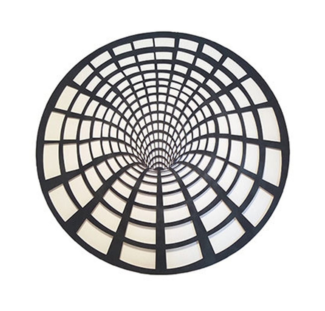 Wooden Illusion Portal Stencil