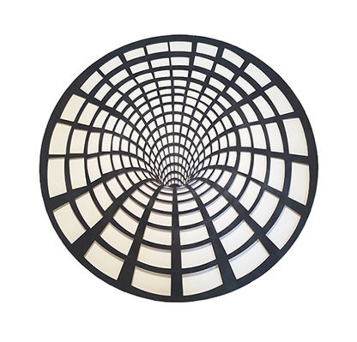 Wooden Illusion Portal Stencil