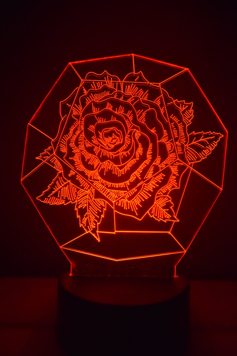 Rose LED lamp