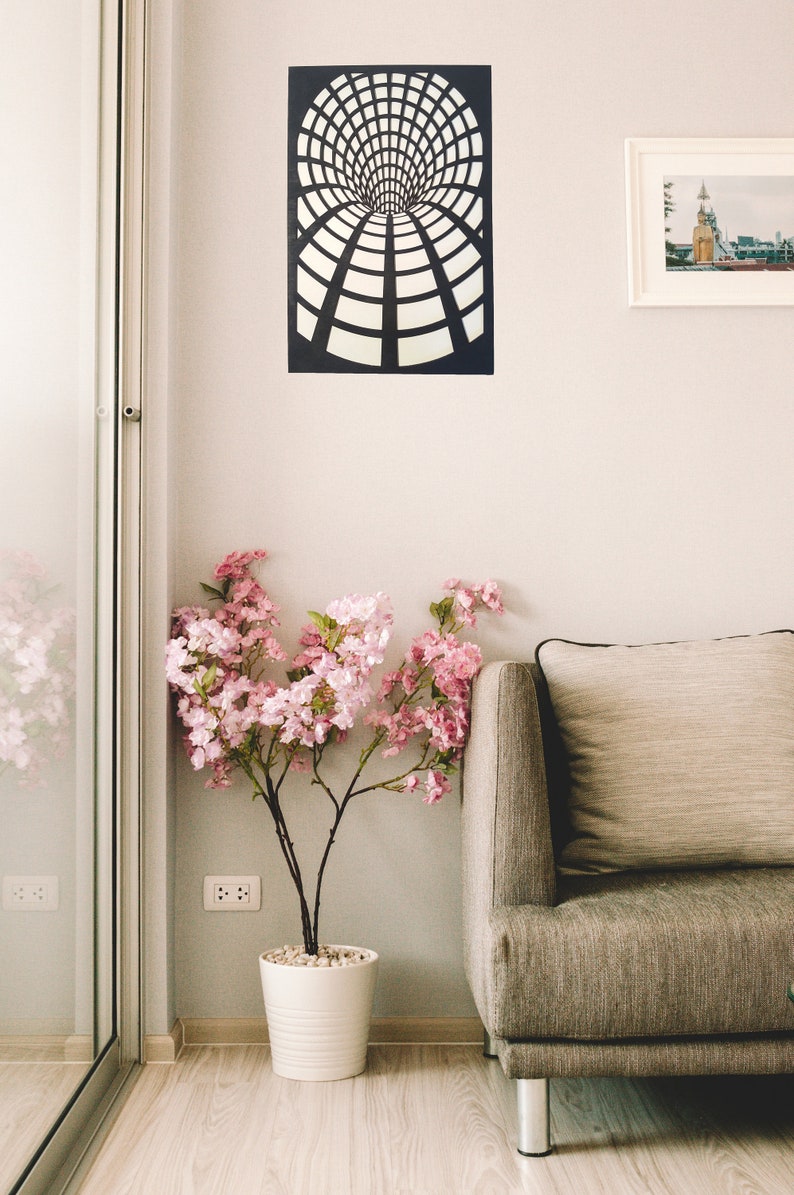 Wormhole Illusion Stencil