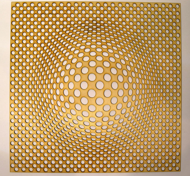 Optical Illusion Art Stencil