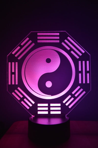 LED Night Lamp Yin Yang